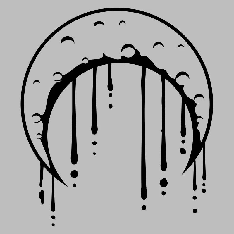 Graffiti Drops Moon
