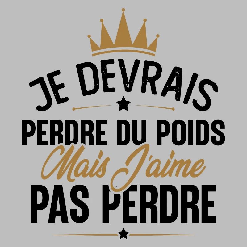 Je devrais perdre du poids mais j'aime pas perdre