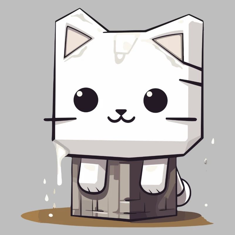 verträumte Marshmello Kitty "Sticky"