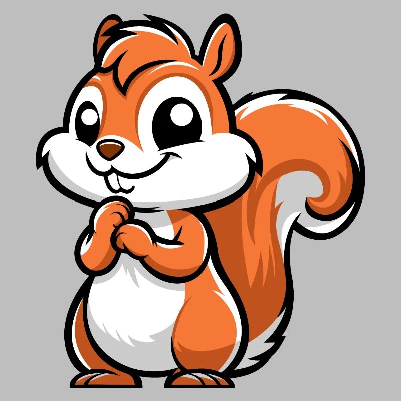 Freches kleines Eichhörnchen