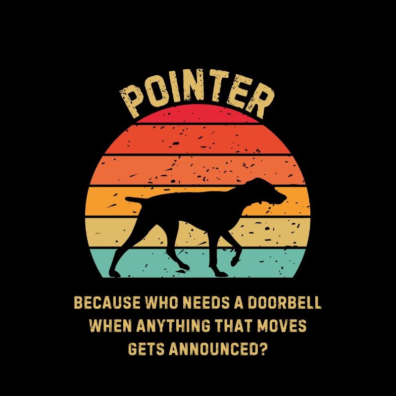 Pointer Retro Sunset