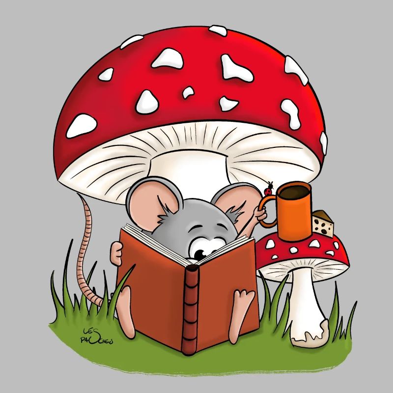 Mouse under Mushroom