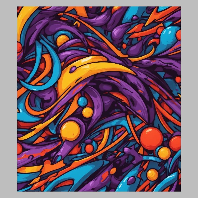 Composition de couleurs abstraite