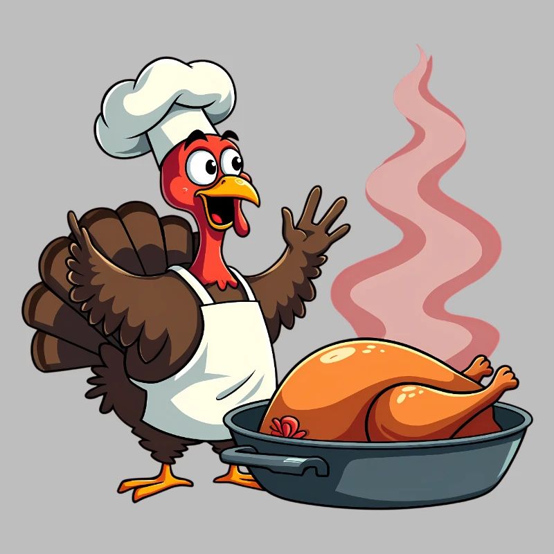 Cuisinier de dinde de Thanksgiving