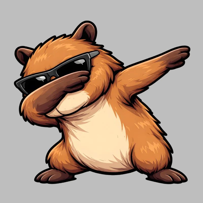 Dabbing Capybara