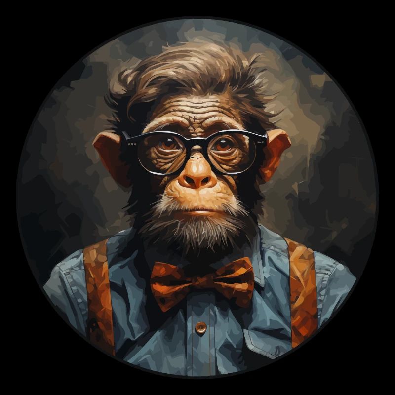 Singe sérieux #8