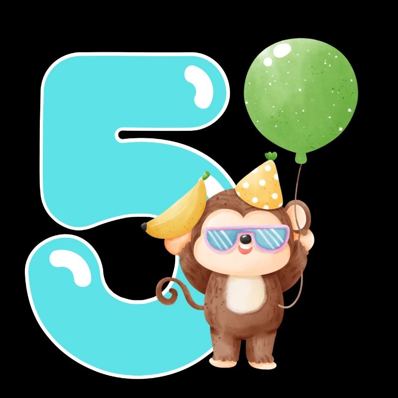 5ème anniversaire. Cadeau d’anniversaire de 5 ans