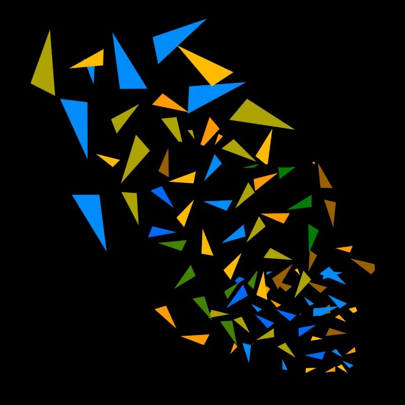 Colorful, abstract, retro, pattern, graphic