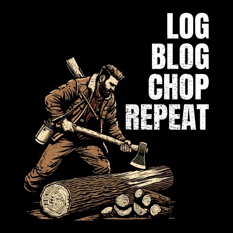 Lumberjack Woodworker Woodcutter Axe Logger Funny