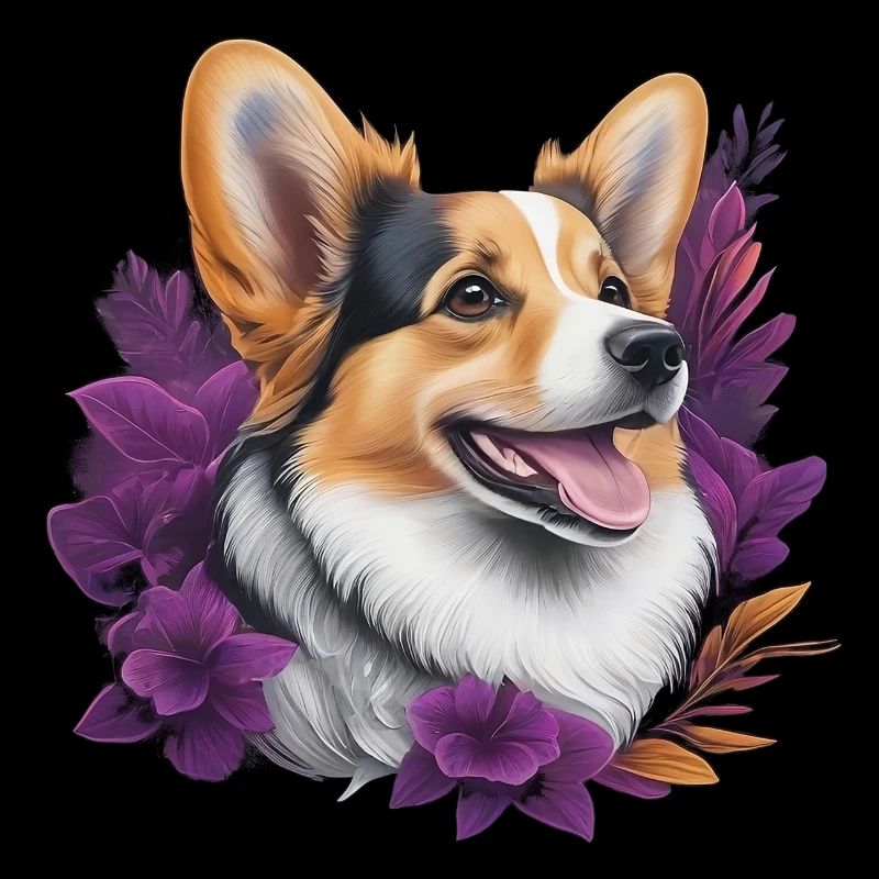 Corgi Kopf