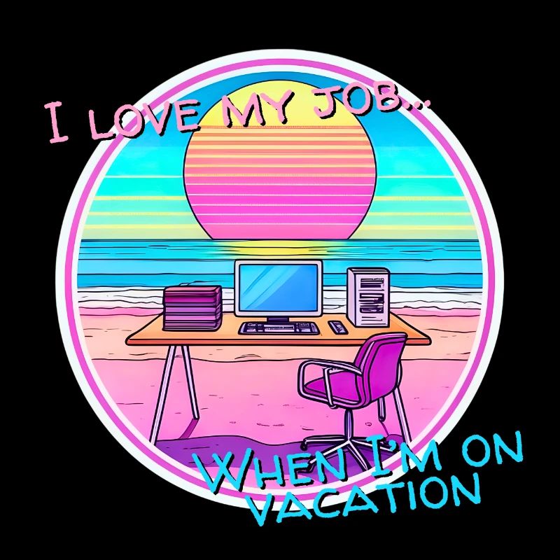 J’aime mon travail... Quand je suis en vacances
