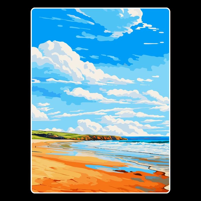 Constantine Bay Cornwall England Uk Travel Poster