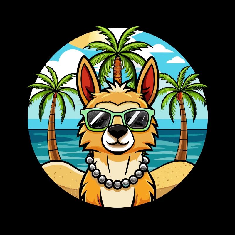 Peruanische Inka Orchidee Hunderasse Cartoon Sonnenbrille