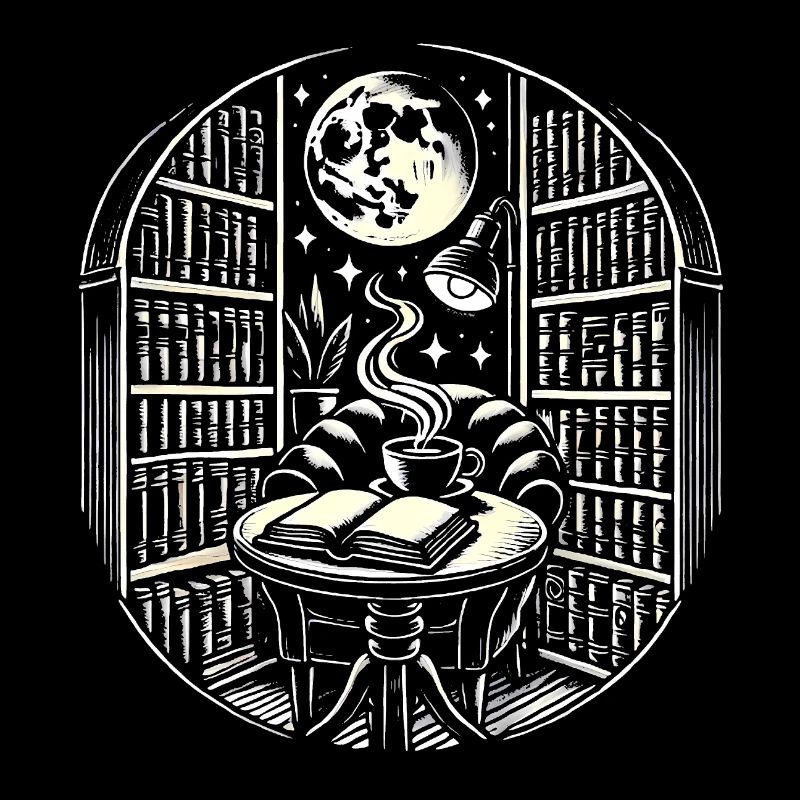 Mitternachtskaffee Bücher Tattoo Kunst