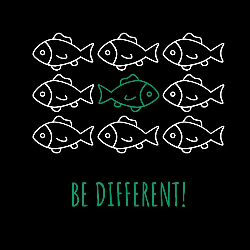Être différent! -Être différent! École de poissons