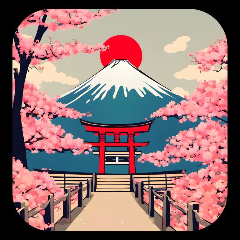 Asia Cherry Blossom Temple Holidays