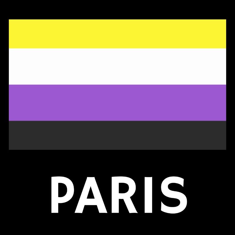 Non binary Pride Flag Paris