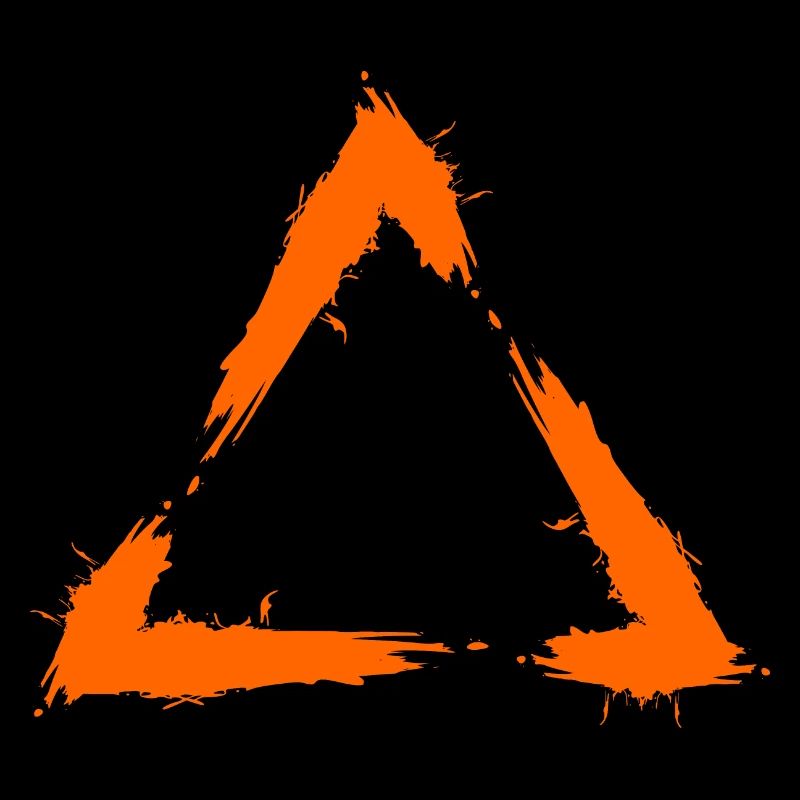 Triangle geometry icon