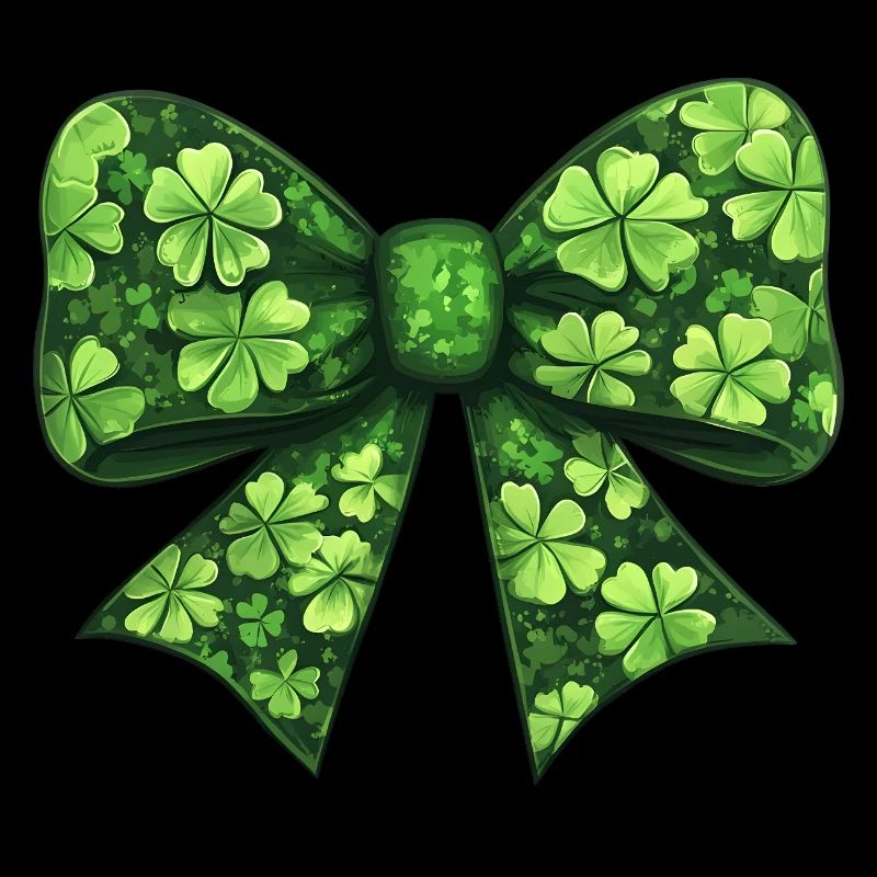 Bow St Patrick's Day Shamrock Luck
