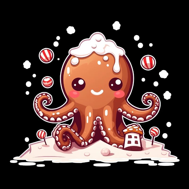 Gingerbread Octopus