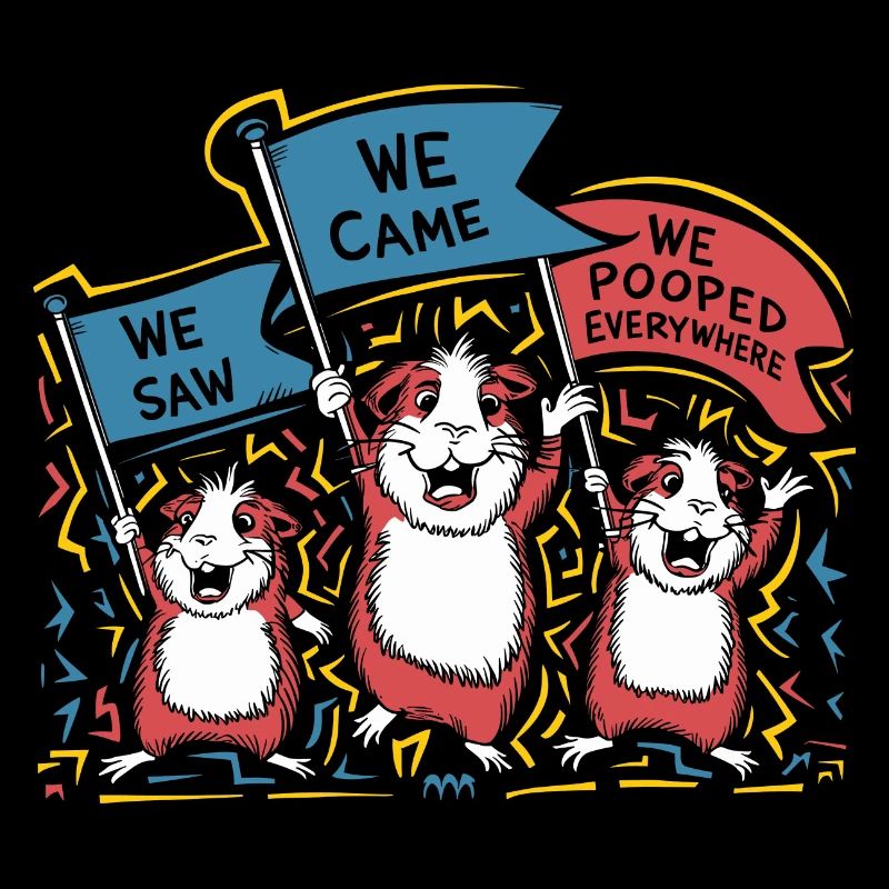 We Came We Saw We Pooped Everywhere