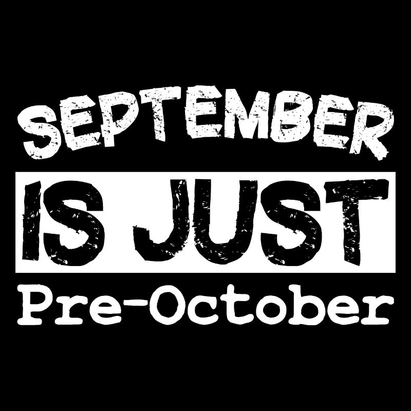 Septembre est juste avant octobre
