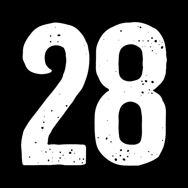 28 Numéros Blanc
