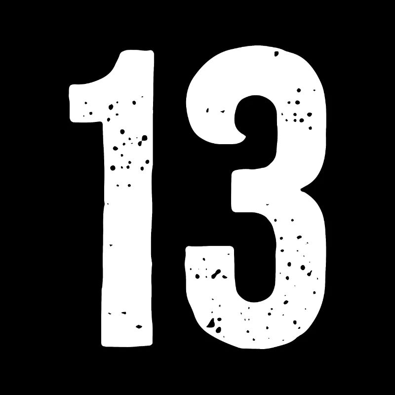 13 Numéros Blanc
