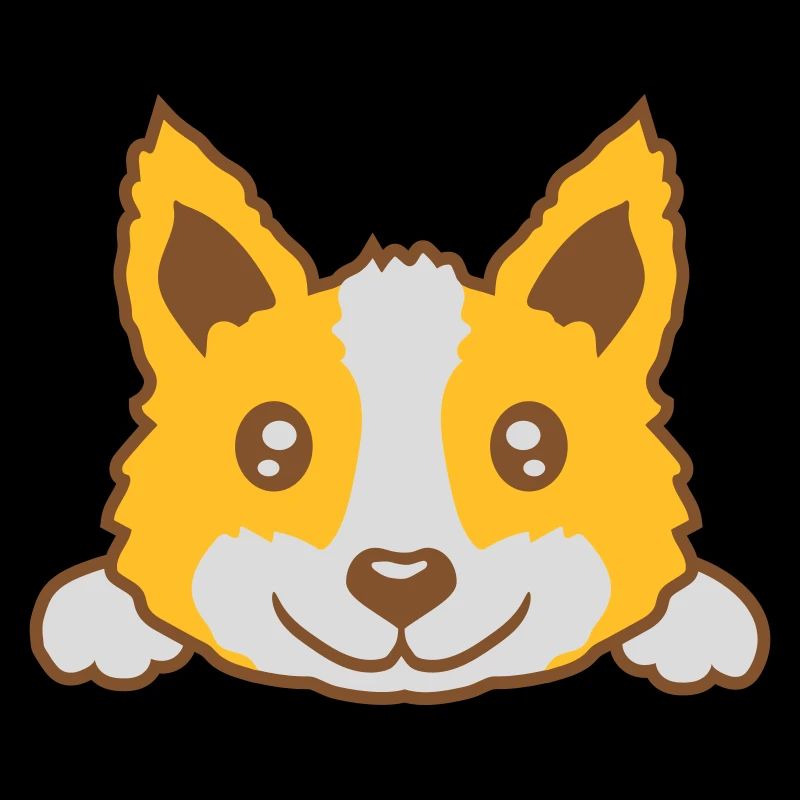 Mignon petit chien design