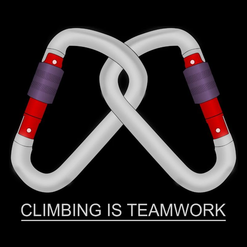 Kletterer Klettern oder Bouldern in den Bergen