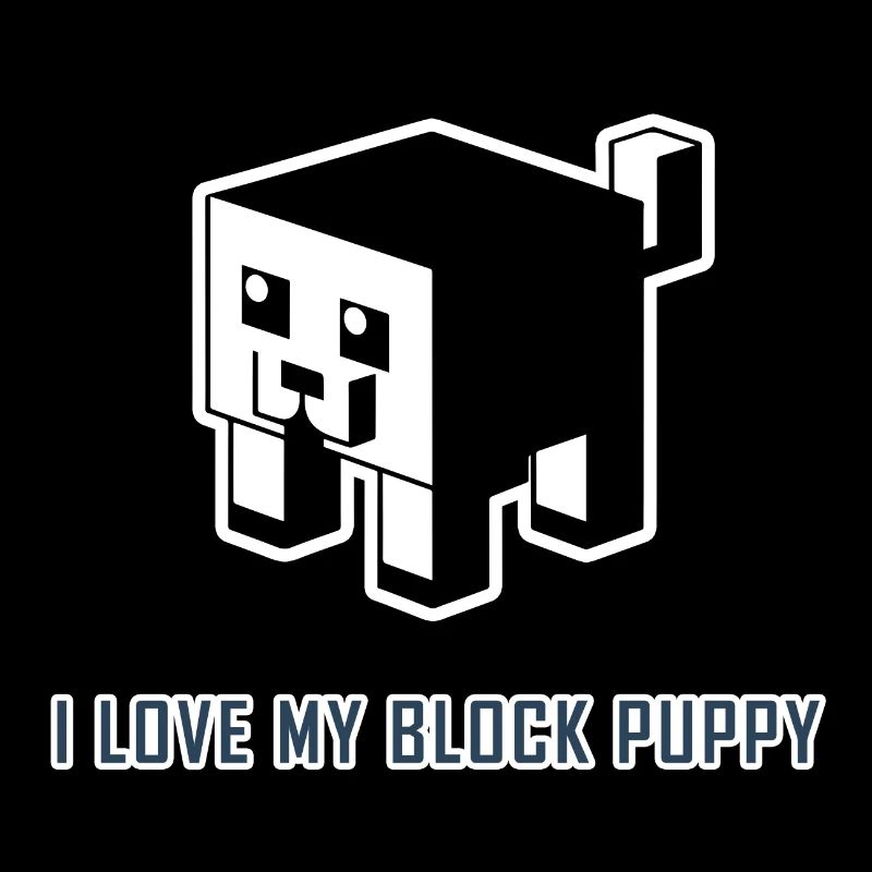 J’adore mon chiot Block : Cubic Dog