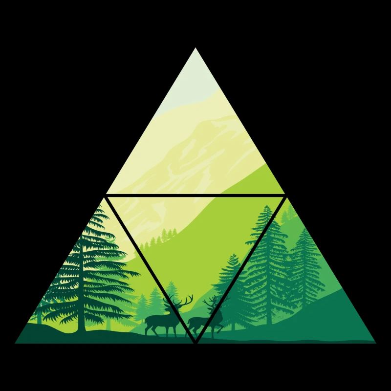 Forest Tree Nature Mountains Triangle Nature Conservation