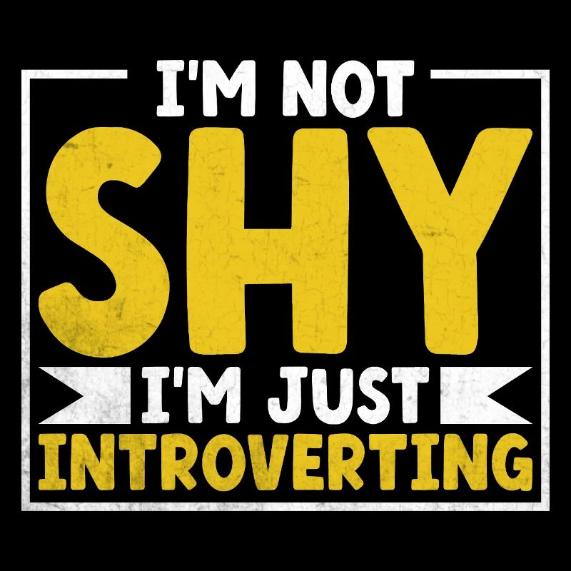 Je ne suis pas timide, je suis juste introverti en disant que