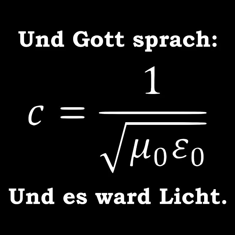 Gott sprach Lichtformel