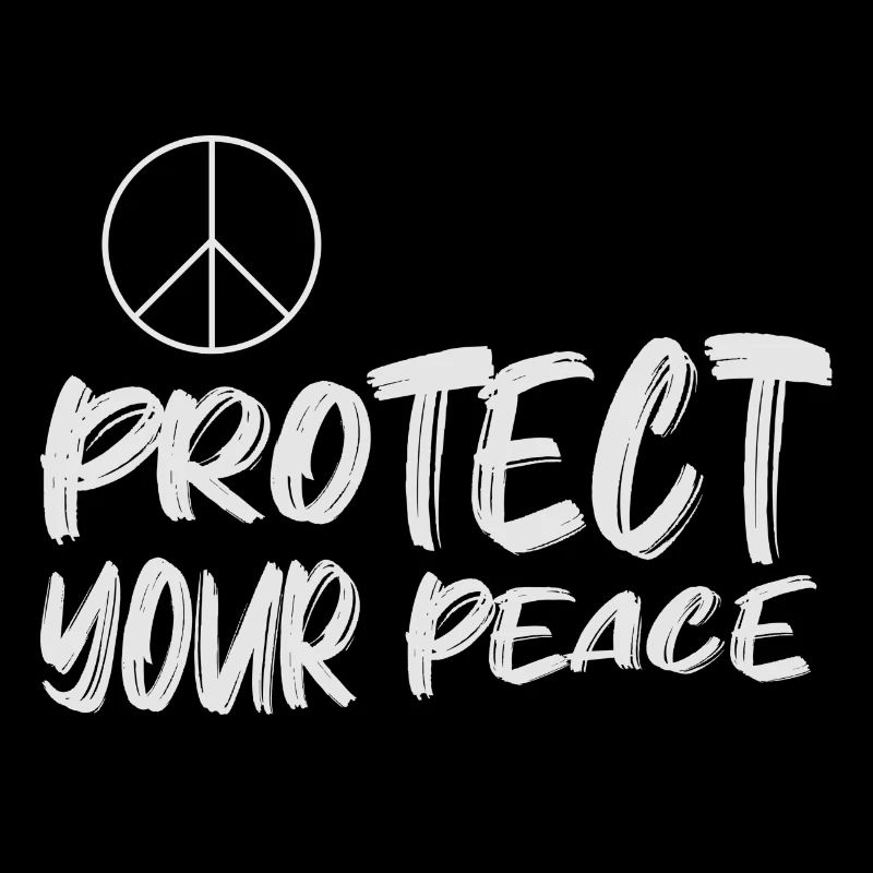 Protect your Peace - Statement statement in white