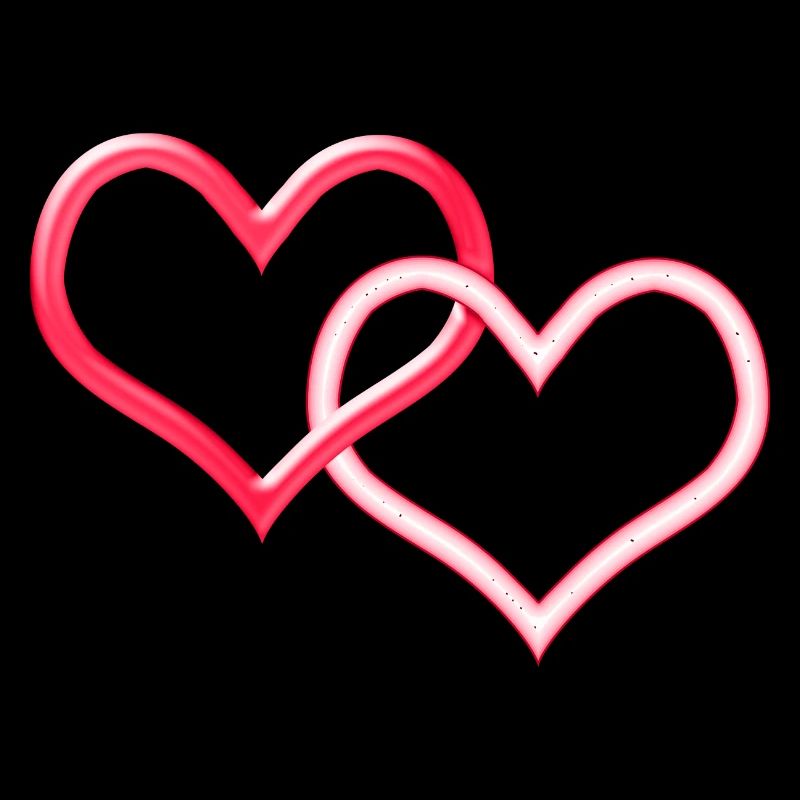 Two Connected Hearts