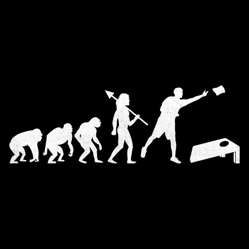 Cornhole Evolution Cornhole Sports Lustiges Cornhole