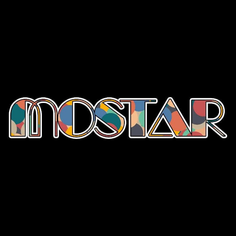 Typographie Rétro Pop Mostar