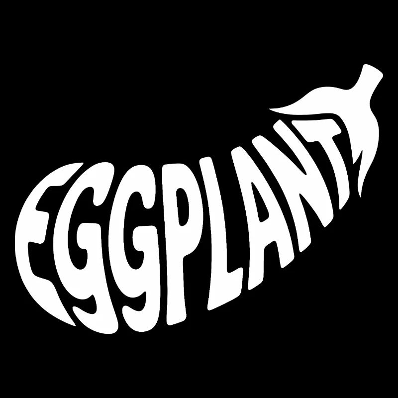 Eggplant - Cool Vegetable Logo
