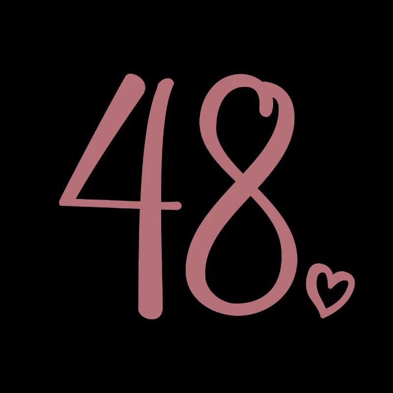 Mignon numéro 48, 48 ans, cadeau de 48e anniversaire