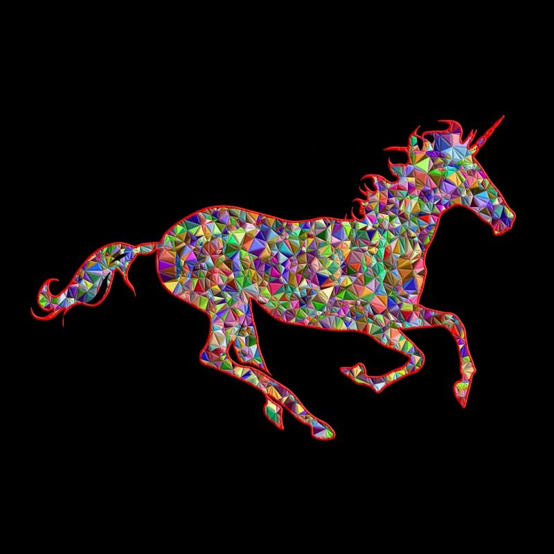 Cheval avec corne