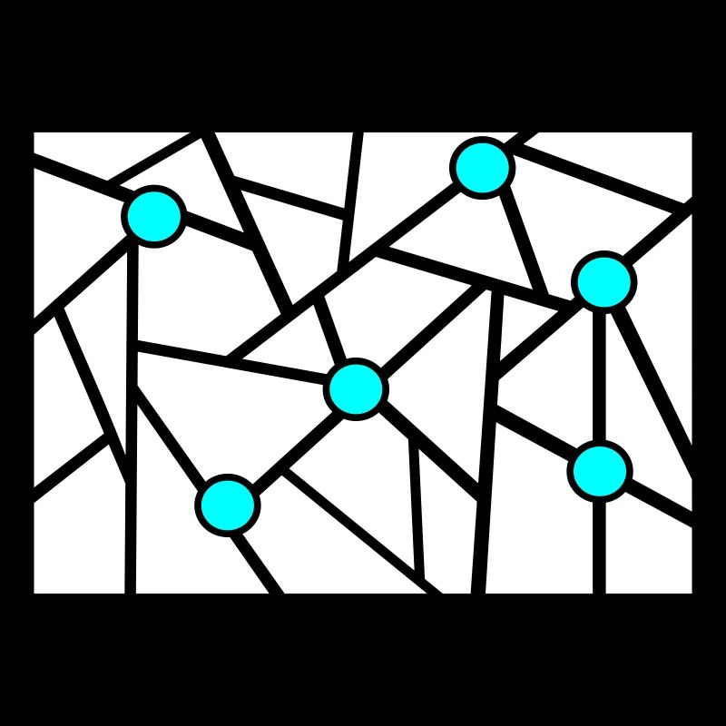 Dessin graphique avec des points