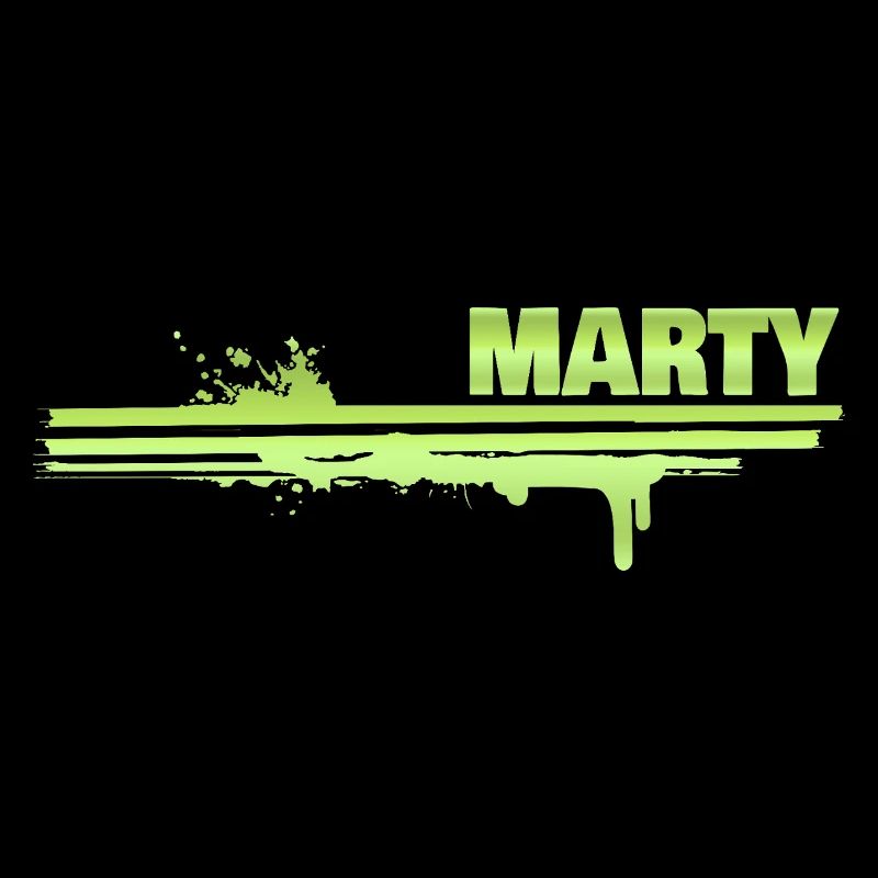 Marty als Farbklecks