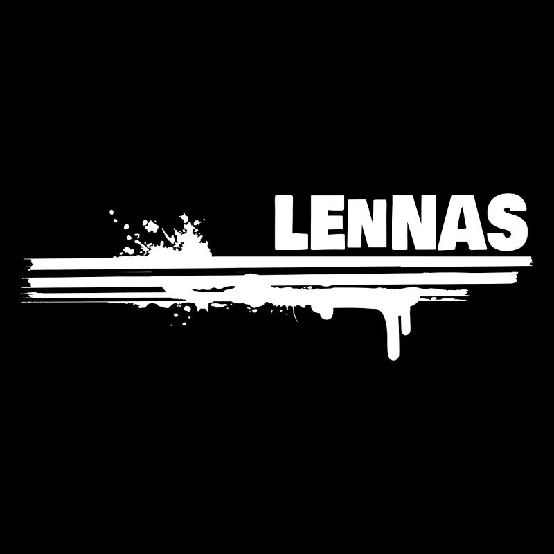 Lennas als Farbklecks