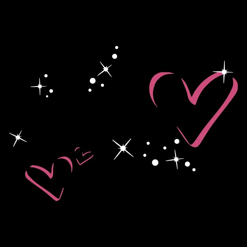 Hearts Glitter Frame