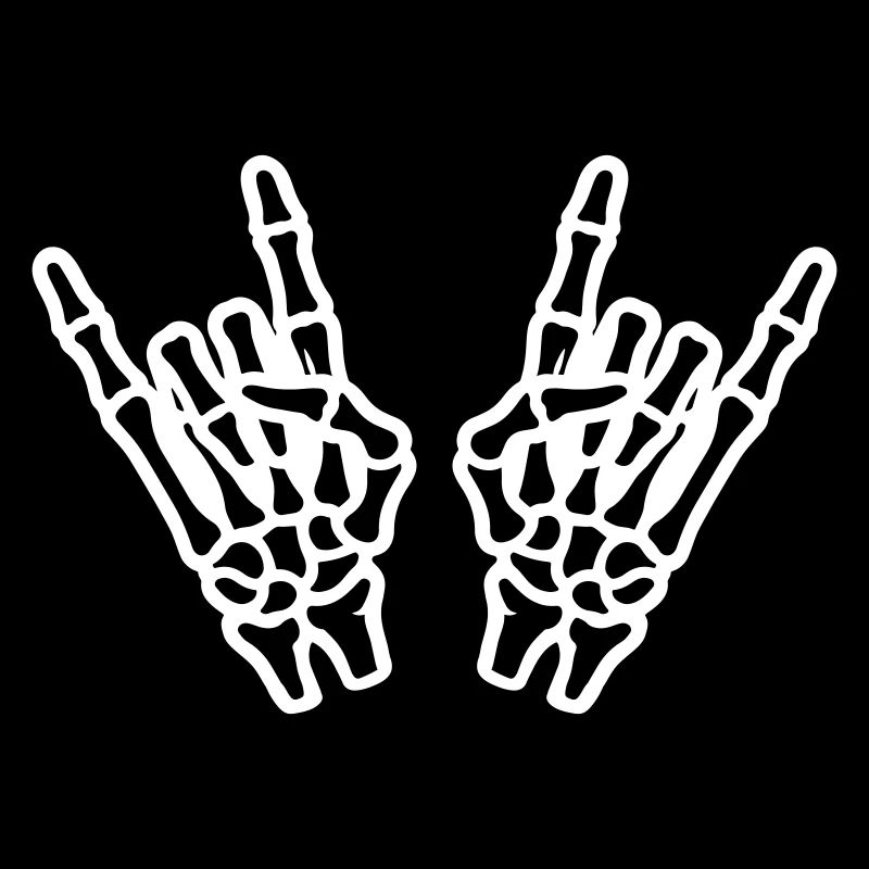 Hand Rock Skelett