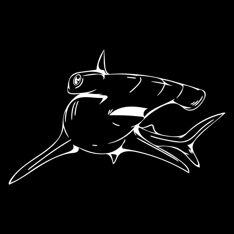 Requin-marteau dangereusement élégant