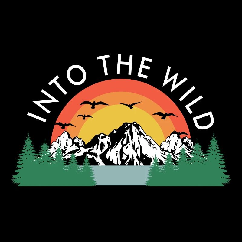 Into the wild climbers hiking hike