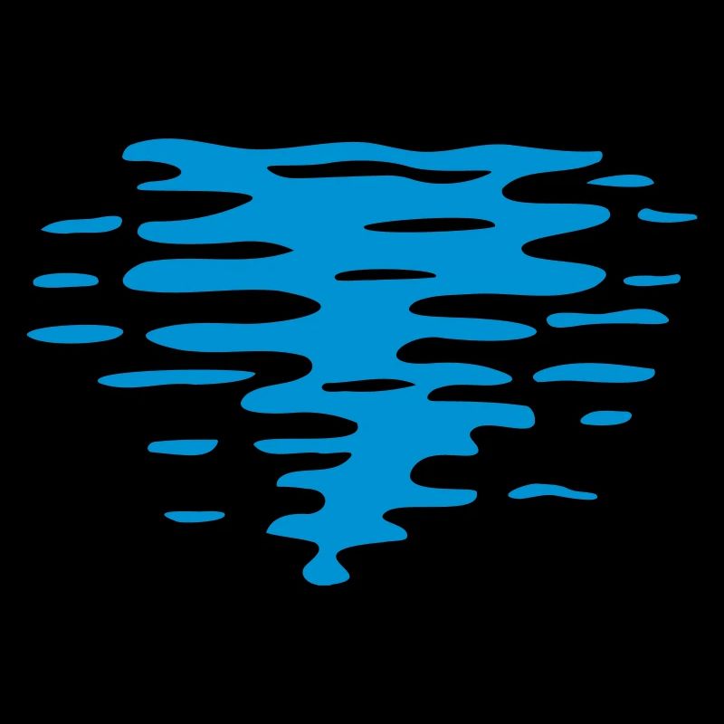 Ondes de réflexion de l’eau