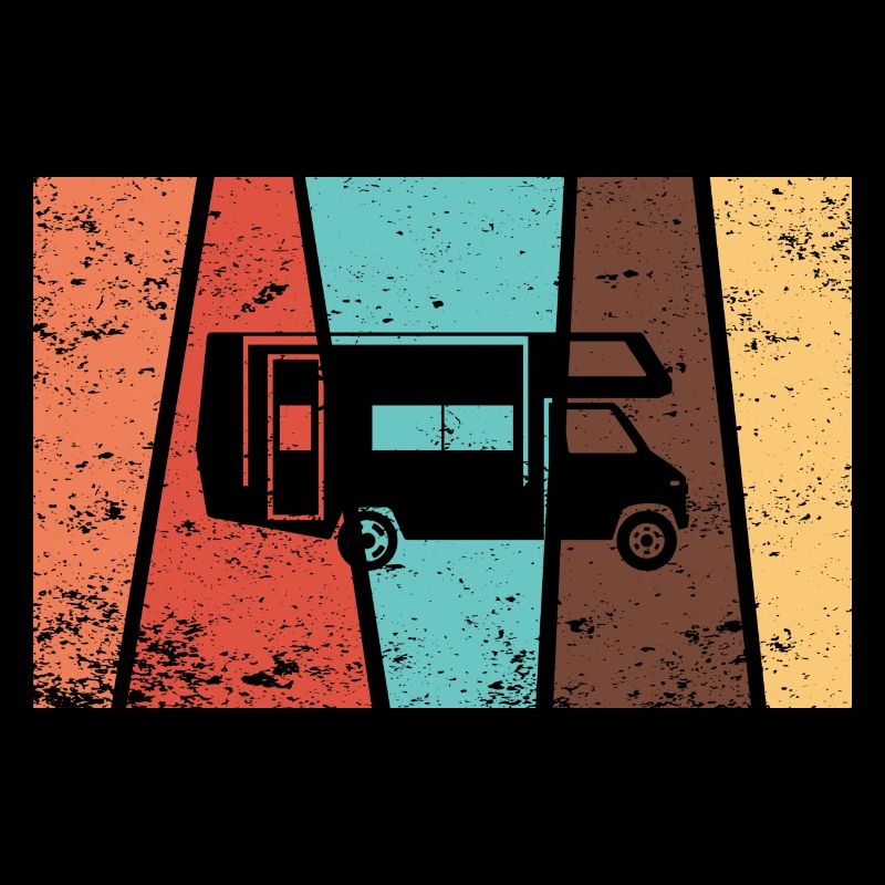 Camping Retro Vintage Gift Idea